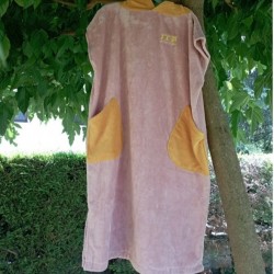 Poncho TTB rose / moutarde