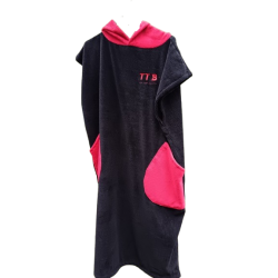 Poncho TTB noir / rouge